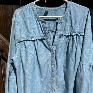 Denim blouse